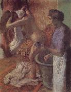 Edgar Degas The breakfast after bath oil painting picture wholesale